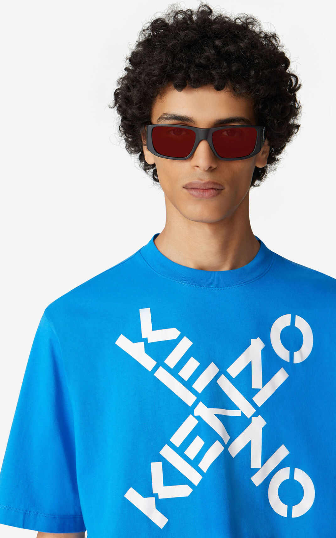 Kenzo Sport Big X μπλουζακια ανδρικα μπλε | GR794612